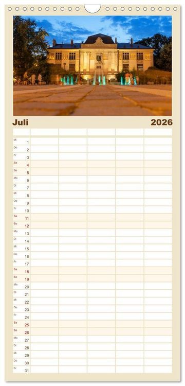 Produktbild: Familienplaner 2026 - Krakau. Ein Spaziergang durch Polens kulturelles Herz mit 5 Spalten (Wandkalender, 21 x 45 cm) CALVENDO