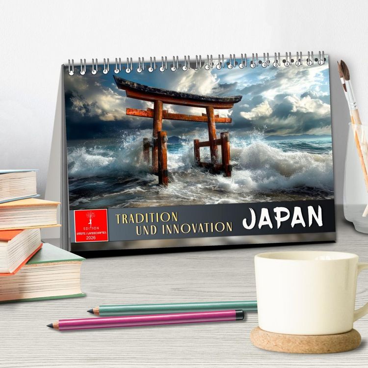 Produktbild: Japan - Tradition und Innovation (Tischkalender 2026 DIN A5 quer), CALVENDO Monatskalender