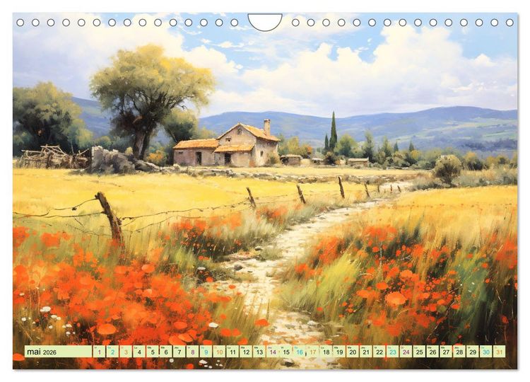 Produktbild: Une vie &agrave; la campagne (Calendrier mural 2026 DIN A4 vertical), CALVENDO calendrier mensuel