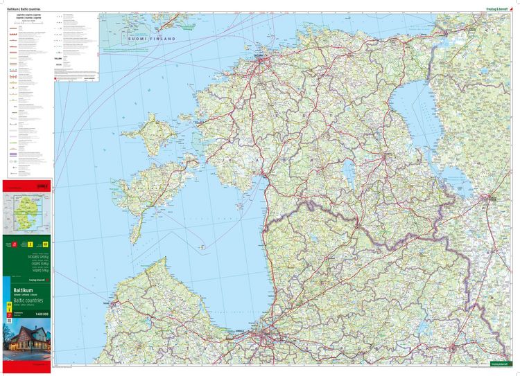 Produktbild: Freytag & berndt Stra&szlig;enkarte Baltikum 1:400.000
