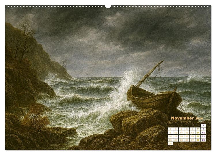 Produktbild: Im Licht der Sehnsucht - Romantische Landschaften (hochwertiger Premium Wandkalender 2026 DIN A2 quer), Kunstdruck in Hochglanz