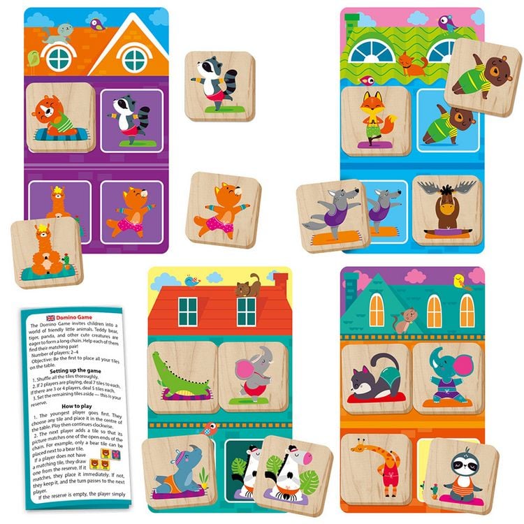 Produktbild: Lernspiel Lotto Yoga Tiere