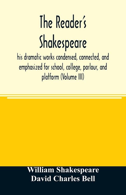 Produktbild: The reader's Shakespeare
