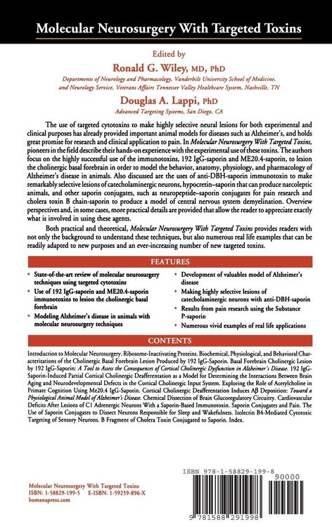 Produktbild: Molecular Neurosurgery with Targeted Toxins