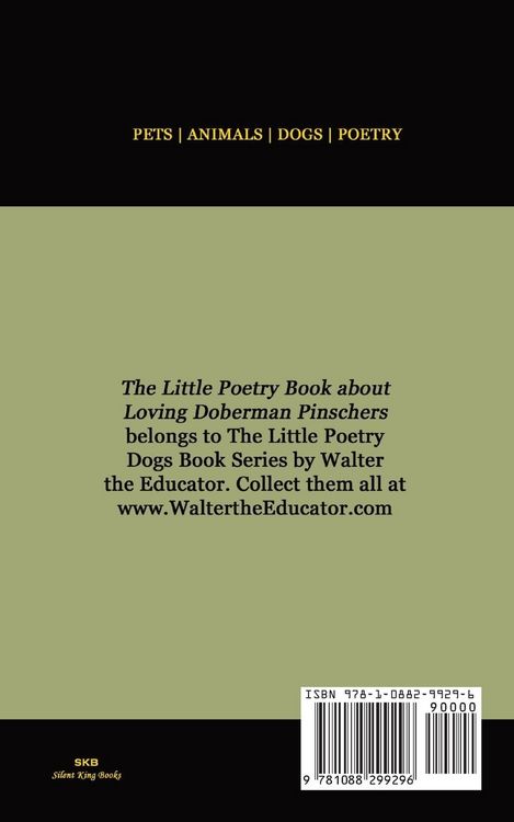 Produktbild: The Little Poetry Book about Loving Doberman Pinschers