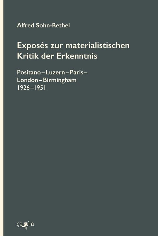 Produktbild: Expos&eacute;s zur materialistischen Kritik der Erkenntnis