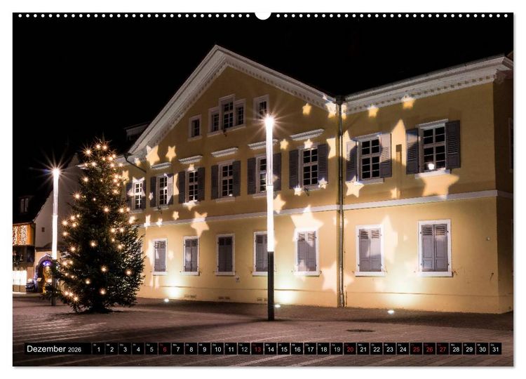 Produktbild: Schwetzinger Stadtansichten (hochwertiger Premium Wandkalender 2026 DIN A2 quer), Kunstdruck in Hochglanz
