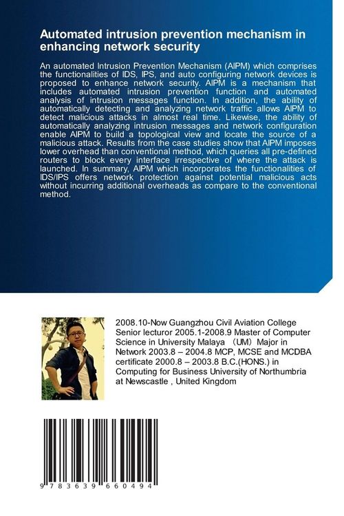 Produktbild: Automated intrusion prevention mechanism in enhancing network security