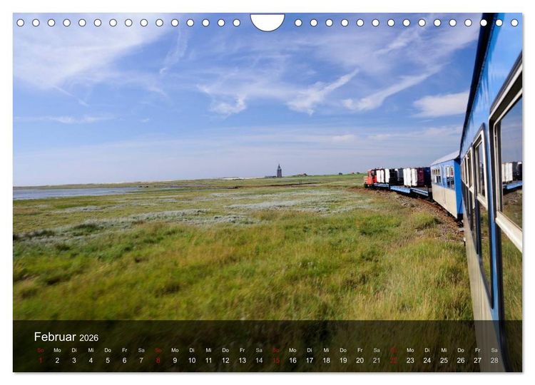 Produktbild: Wangerooge &ndash; Eine Perle in der Nordsee. (Wandkalender 2026 DIN A4 quer), CALVENDO Monatskalender