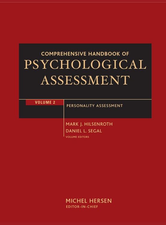 Produktbild: Comprehensive Handbook of Psychological Assessment, Volume 2