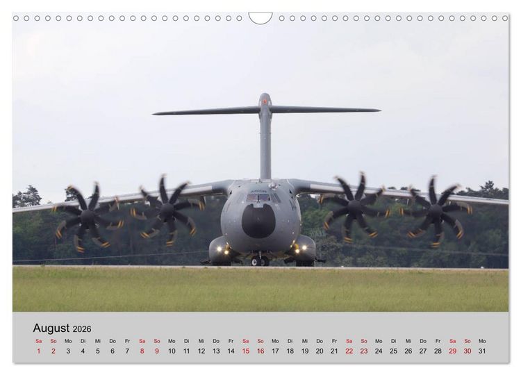 Produktbild: Transportflugzeug Airbus A400M Atlas (Wandkalender 2026 DIN A3 quer), CALVENDO Monatskalender