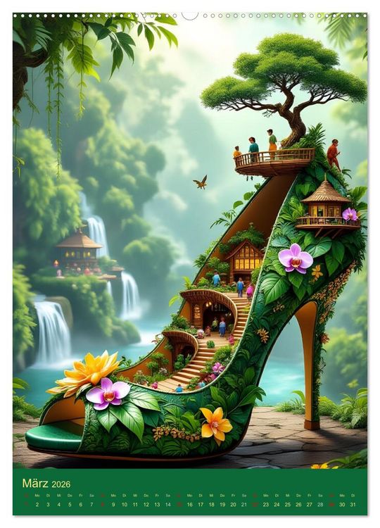 Produktbild: High-Heel-Visionen (Wandkalender 2026 DIN A2 hoch), CALVENDO Monatskalender