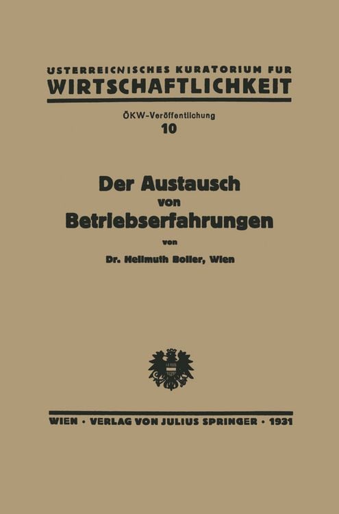 Produktbild: Der Austausch von Betriebserfahrungen