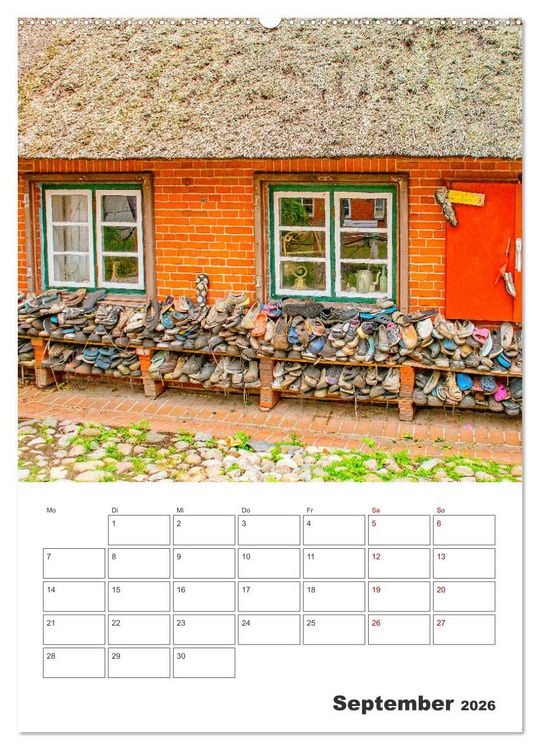 Produktbild: Hallig Hooge - Reiseplaner (Wandkalender 2026 DIN A2 hoch), CALVENDO Monatskalender