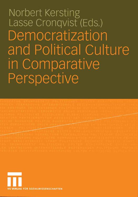 Produktbild: Democratization and Political Culture in Comparative Perspective