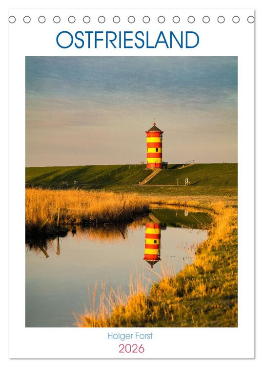 Produktbild: Ostfriesland - Fotos von forstfotografie (Tischkalender 2026 DIN A5 hoch), CALVENDO Monatskalender