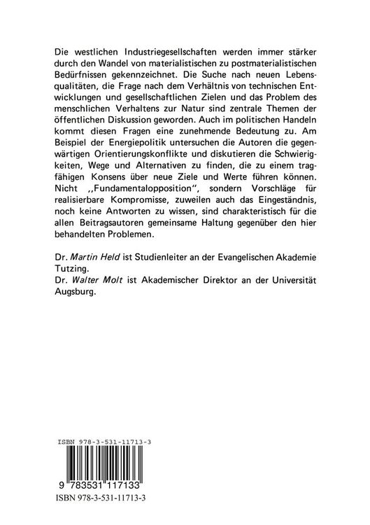 Produktbild: Technik von gestern f&uuml;r die Ziele von morgen?