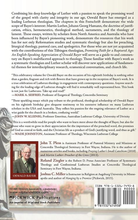 Produktbild: Promising Faith for a Ruptured Age