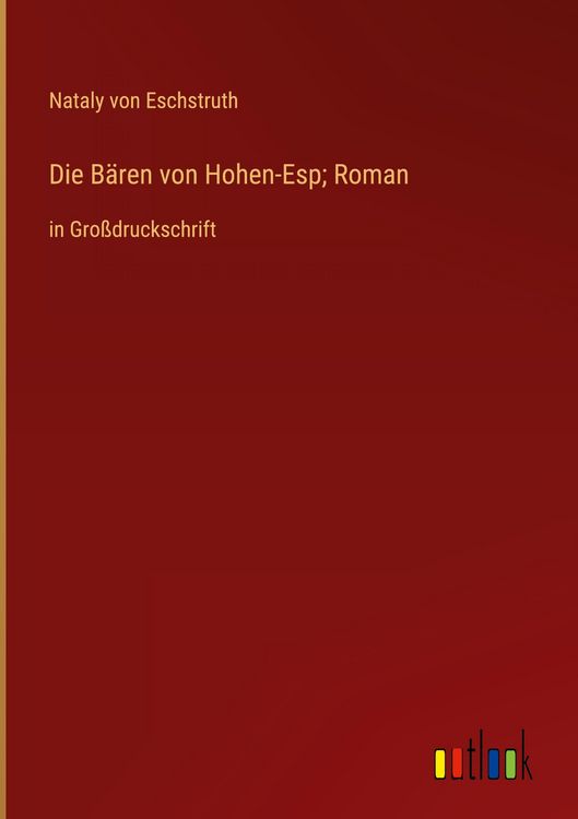 Produktbild: Die B&auml;ren von Hohen-Esp; Roman