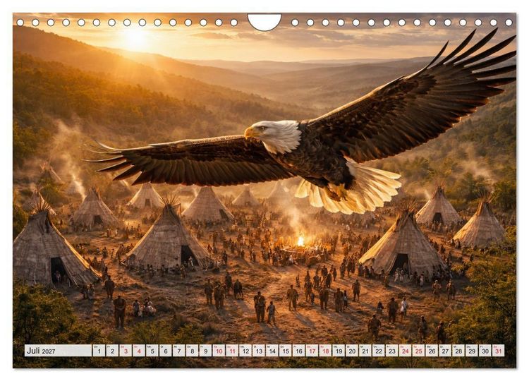 Produktbild: Ein spiritueller Weg. Im Rhythmus der Natur (Wandkalender 2027 DIN A4 quer), CALVENDO Monatskalender