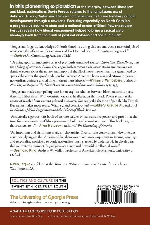 Produktbild: Liberalism, Black Power, and the Making of American Politics, 1965-1980