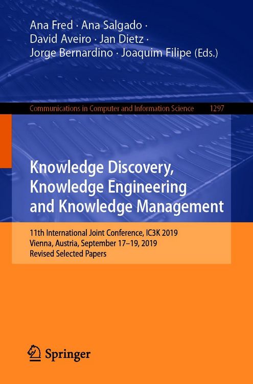 Produktbild: Knowledge Discovery, Knowledge Engineering and Knowledge Management