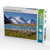Produktbild: CALVENDO Puzzle Lac du Gol&eacute;on und die Gletscher der La Meije 1000 Teile Lege-Gr&ouml;&szlig;e 64 x 48 cm Foto-Puzzle Bild von J&uuml;rgen Feuerer