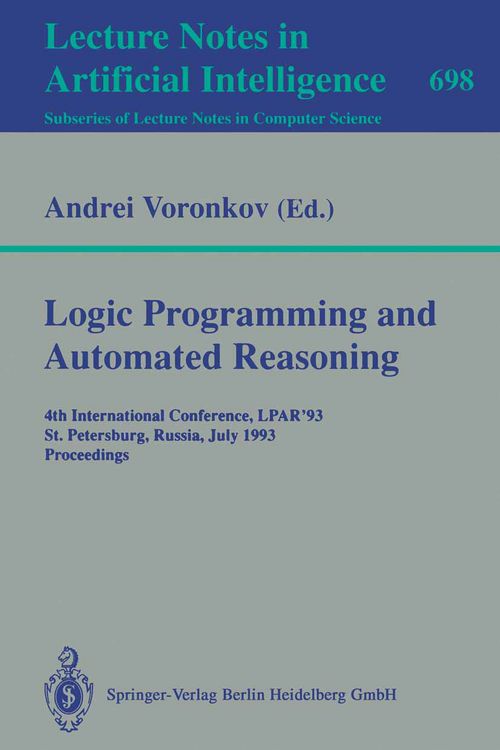 Produktbild: Logic Programming and Automated Reasoning