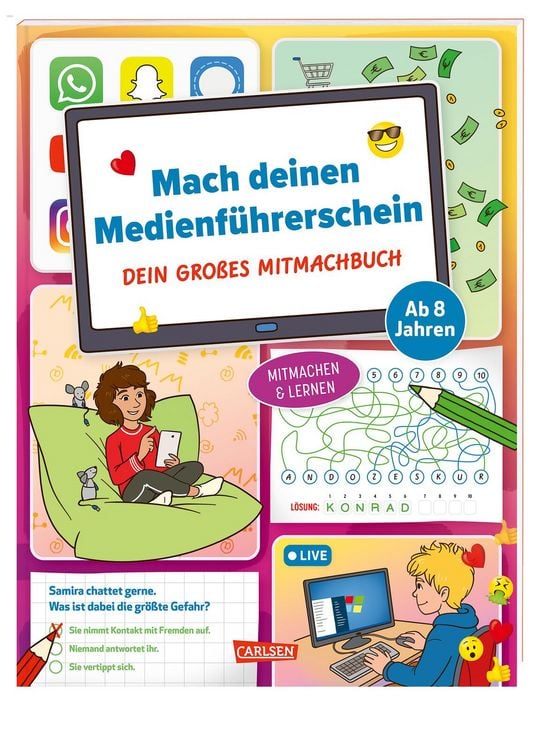 Produktbild: Mach deinen Medienf&uuml;hrerschein: Dein gro&szlig;es Mitmachbuch