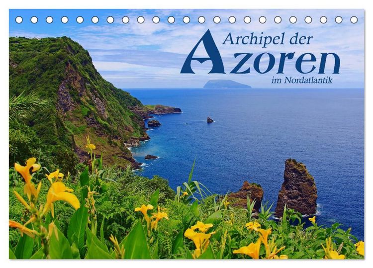 Produktbild: Archipel der Azoren im Nordatlantik (Tischkalender 2027 DIN A5 quer), CALVENDO Monatskalender