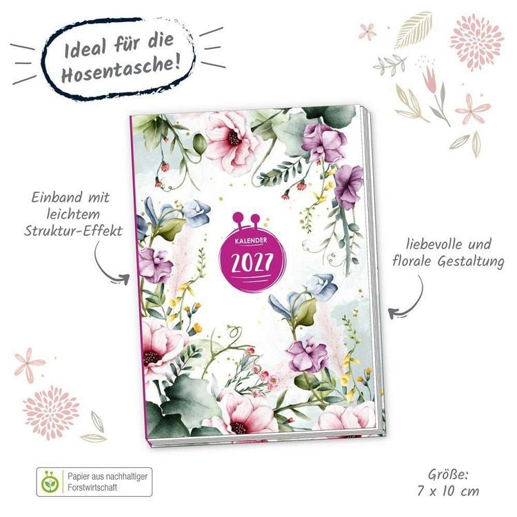 Produktbild: TR&Ouml;TSCH - Taschenkalender A7 Nature 2027