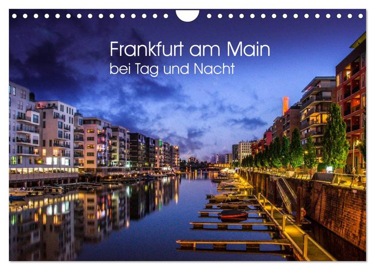 Produktbild: Frankfurt am Main bei Tag und Nacht (Wandkalender 2026 DIN A4 quer), CALVENDO Monatskalender