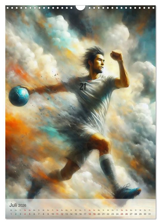 Produktbild: NEVER STOP THE SPORT (Wandkalender 2026 DIN A3 hoch), CALVENDO Monatskalender