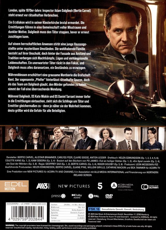 Produktbild: Adam Dalgliesh, Scotland Yard - Staffel 3 [2 DVDs]