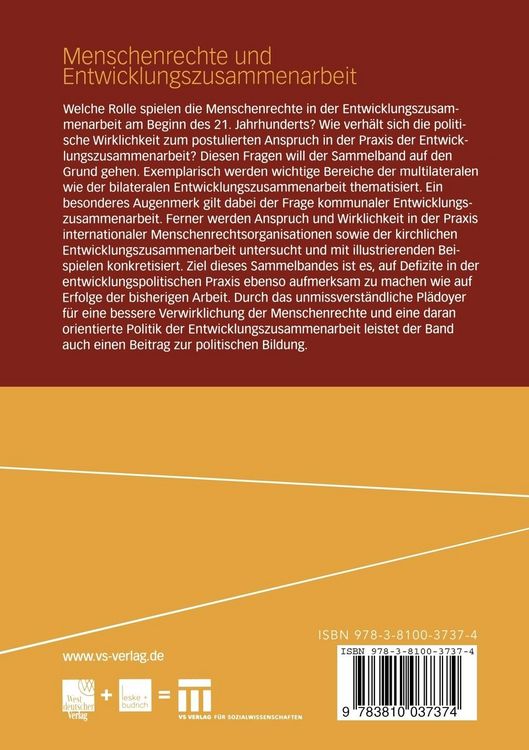 Produktbild: Menschenrechte und Entwicklungszusammenarbeit
