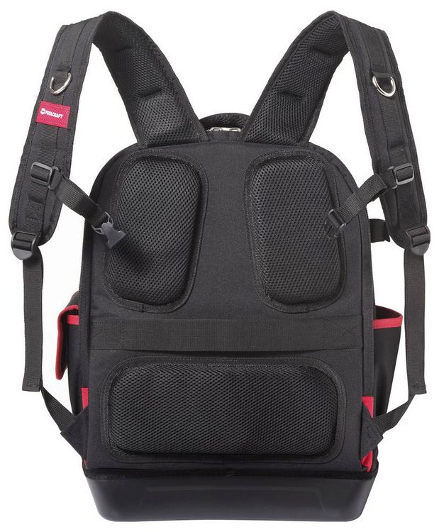 Produktbild: TOOLCRAFT TO-10207233 Werkzeugrucksack unbest&uuml;ckt (B x H x T) 35 x 45 x 23cm
