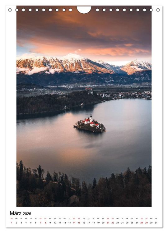 Produktbild: Alpenblicke - Ein Jahr in den Alpen (Wandkalender 2026 DIN A4 hoch), CALVENDO Monatskalender