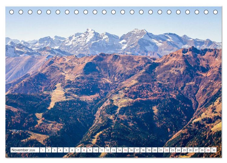 Produktbild: 5 Gipfel-Tour in Rauris (Tischkalender 2026 DIN A5 quer), CALVENDO Monatskalender