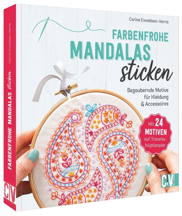 Produktbild: Farbenfrohe Mandalas sticken