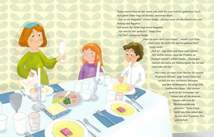 Produktbild: Nadja und Elias feiern Pessach. Bilderbuch