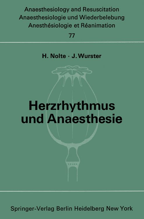 Produktbild: Herzrhythmus und Anaesthesie