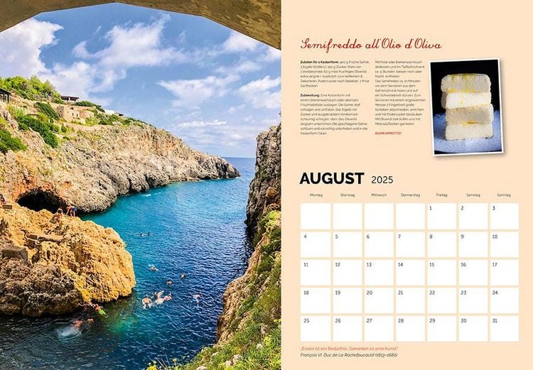 Produktbild: Amore per Gusto-Kalender 2025 Kalender Italien