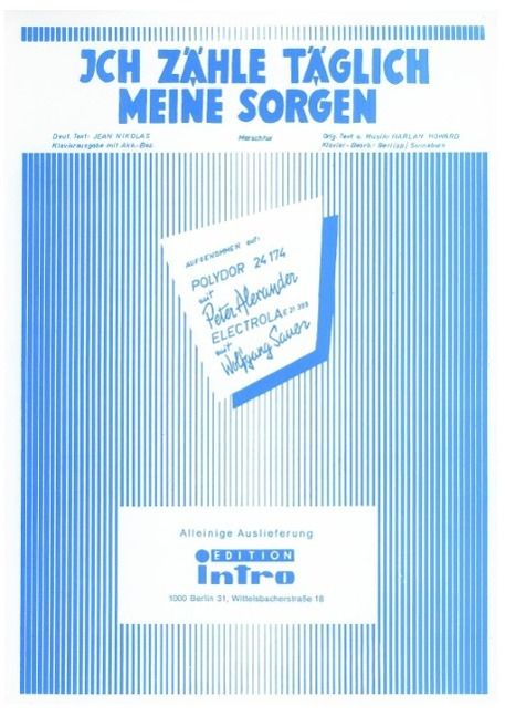 Produktbild: Ich z&auml;hle t&auml;glich meine Sorgen