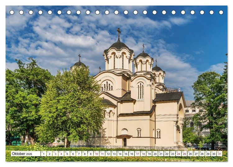 Produktbild: Ein Wochenende in Ljubljana (Tischkalender 2026 DIN A5 quer), CALVENDO Monatskalender