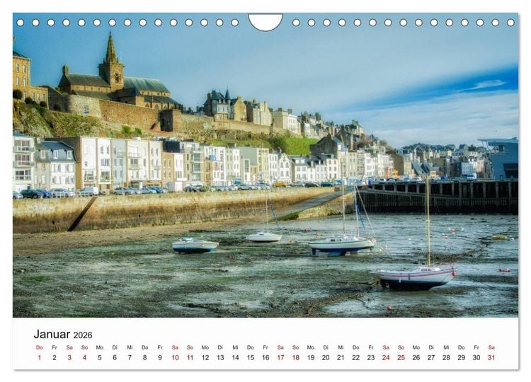Produktbild: Unterwegs in der Normandie (Wandkalender 2026 DIN A4 quer), CALVENDO Monatskalender