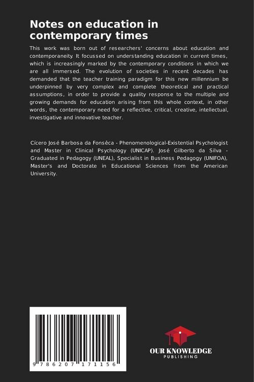 Produktbild: Notes on education in contemporary times
