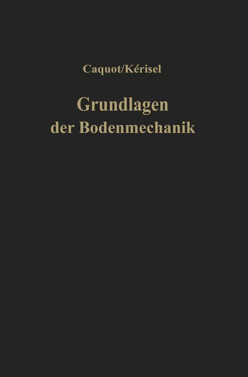 Produktbild: Grundlagen der Bodenmechanik