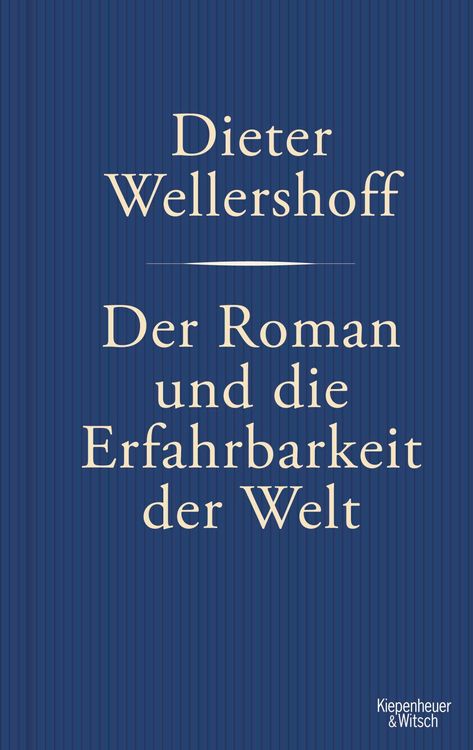 Produktbild: Der Roman und die Erfahrbarkeit der Welt