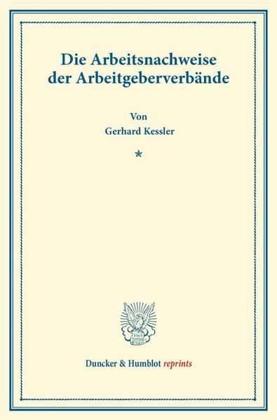 Produktbild: Die Arbeitsnachweise der Arbeitgeberverb&auml;nde.