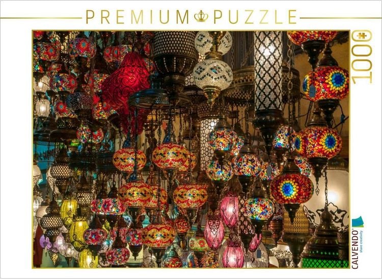 Produktbild: CALVENDO Puzzle T&uuml;rkische Lampen | 1000 Teile Lege-Gr&ouml;&szlig;e 64x48cm Foto-Puzzle f&uuml;r gl&uuml;ckliche Stunden